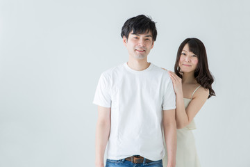 Fototapeta premium 笑顔のカップル 