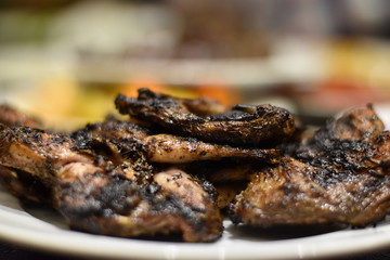 Grilled small chicken