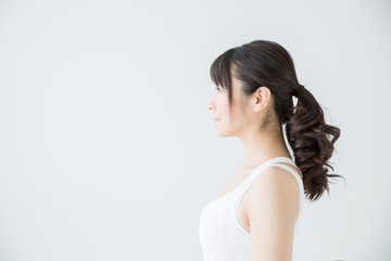 Fototapeta premium 女性の横顔 