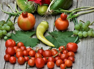Fresh veggies from the garden