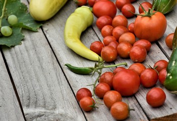 Garden fresh veggies 