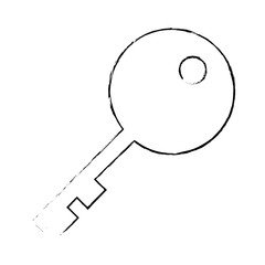 key door isolated icon vector illustration design