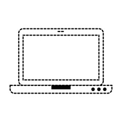 Fototapeta na wymiar laptop computer isolated icon vector illustration design
