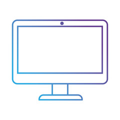 monitor computer isolated icon vector illustration design