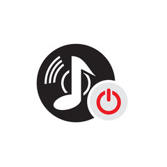 Power Music Logo Icon Design