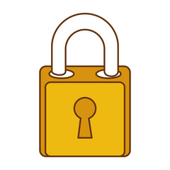safe secure padlock icon vector illustration design