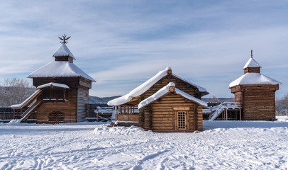 The ancient building of the fortress