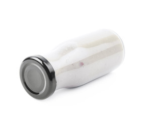 White sauce in a bottle isolated