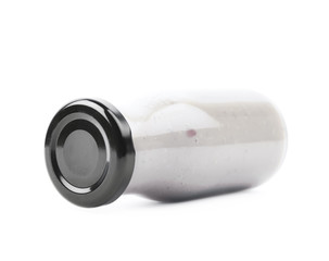 White sauce in a bottle isolated