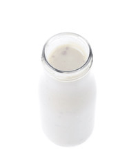 White sauce in a bottle isolated