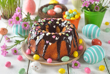 Chocolate easter cake