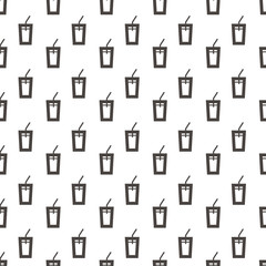 Pattern Glass water Abstract Geometric Wallpaper Vector illustration. background. black and white. on white background. icon