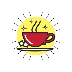 Linear Icon Cup Of Coffee