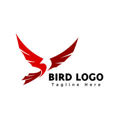 abstract eagle elegant flying art