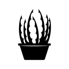 Abstract cute cactus