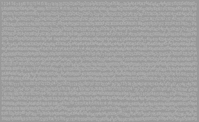 Fototapeta na wymiar 999 digits, numbers abstract gray background, Vector EPs10