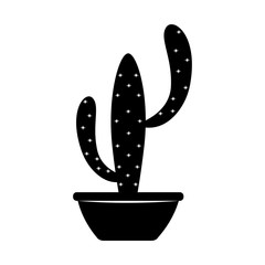 Abstract cute cactus