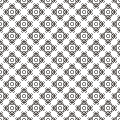 Pattern Abstract Geometric Wallpaper Vector illustration. background. black. on white background.