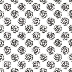 Thai pattern. Line Thai, The Arts of Thailand. on white background. vector illustration