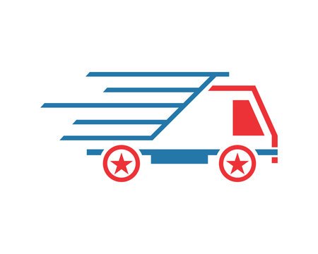 speed fast boxcar transportation vehicle ride drive image vector icon