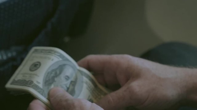 Close up of money bills