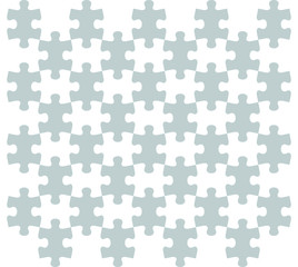 ジグソーパズル背景　白と灰色