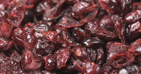 Stack of Dried cranberry
