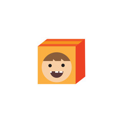 Kids Box Logo Icon Design