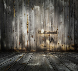 old wooden interior
