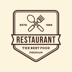 Restaurant-vector logo/icon illustration
