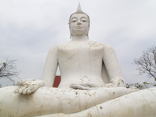 White Buddha in Lopburi Province