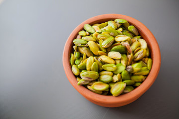 Raw pistachio healthy Snack