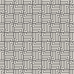 Vector seamless lattice pattern. Modern stylish texture with monochrome trellis. Repeating geometric grid. Simple design background...