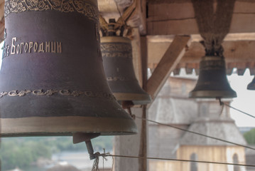 Obraz premium Bell of Cossack church, island of Khortytsya