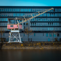 Fototapeta na wymiar Duisburg Innenhafen 