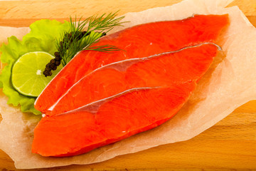 Salted salmon