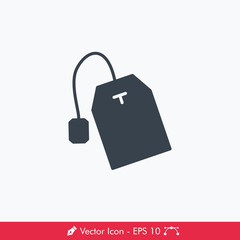 Tea Bag Icon / Vector