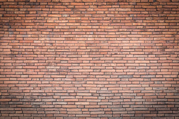 Plakat Brick wall texture or brick wall background. brick wall for interior exterior decoration and industrial construction concept design. brick wall motifs that occurs natural.