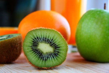 Fresh colorfull fruits