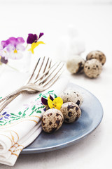 Easter table setting