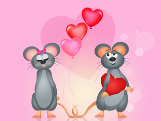 Obraz premium greeting for Valentine's day