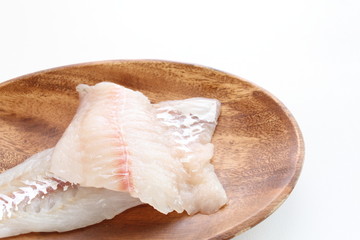 prepared white fish on plate