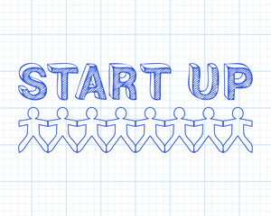 Start Up People Graph Paper