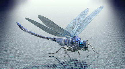 digital safety concept electronic computer bug isolated