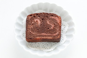 strawberry and chocolate pound cake