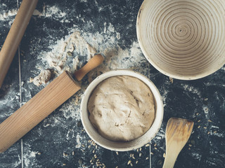 preparing the best sourdough bread ever