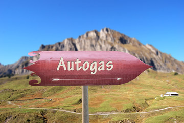 Schild 250 - Autogas