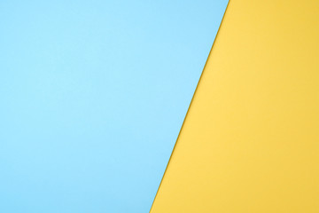blue and yellow pastel paper color for background