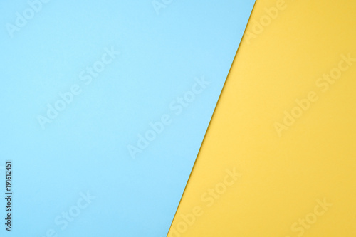 blue and yellow pastel paper color for background