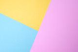 blue and yellow and purple pastel paper color for background